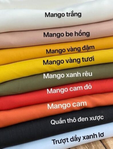 Vải Lụa Mango Cao Cấp